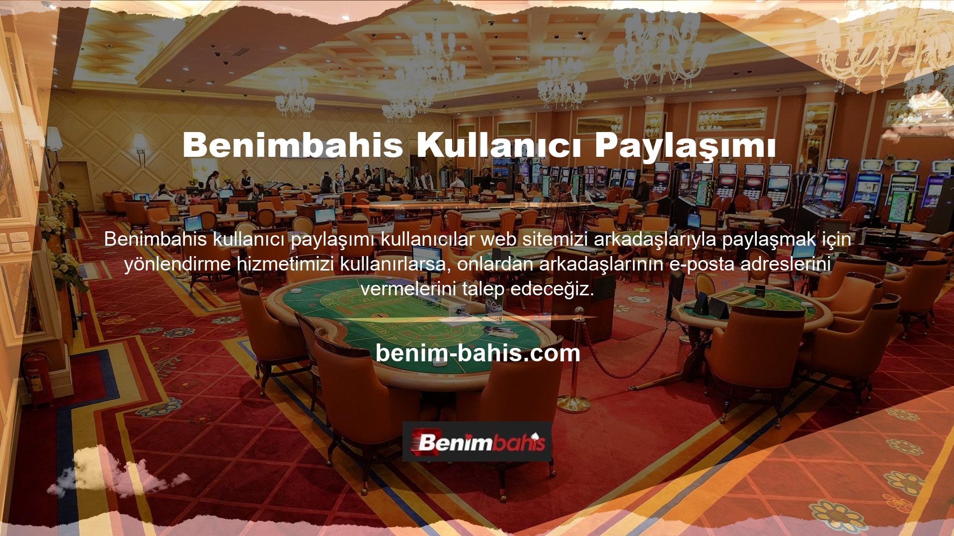 Benimbahis web sitemize yalnızca bir kez erişebileceklerini belirten bir davetiyeyi otomatik olarak gönderecektir