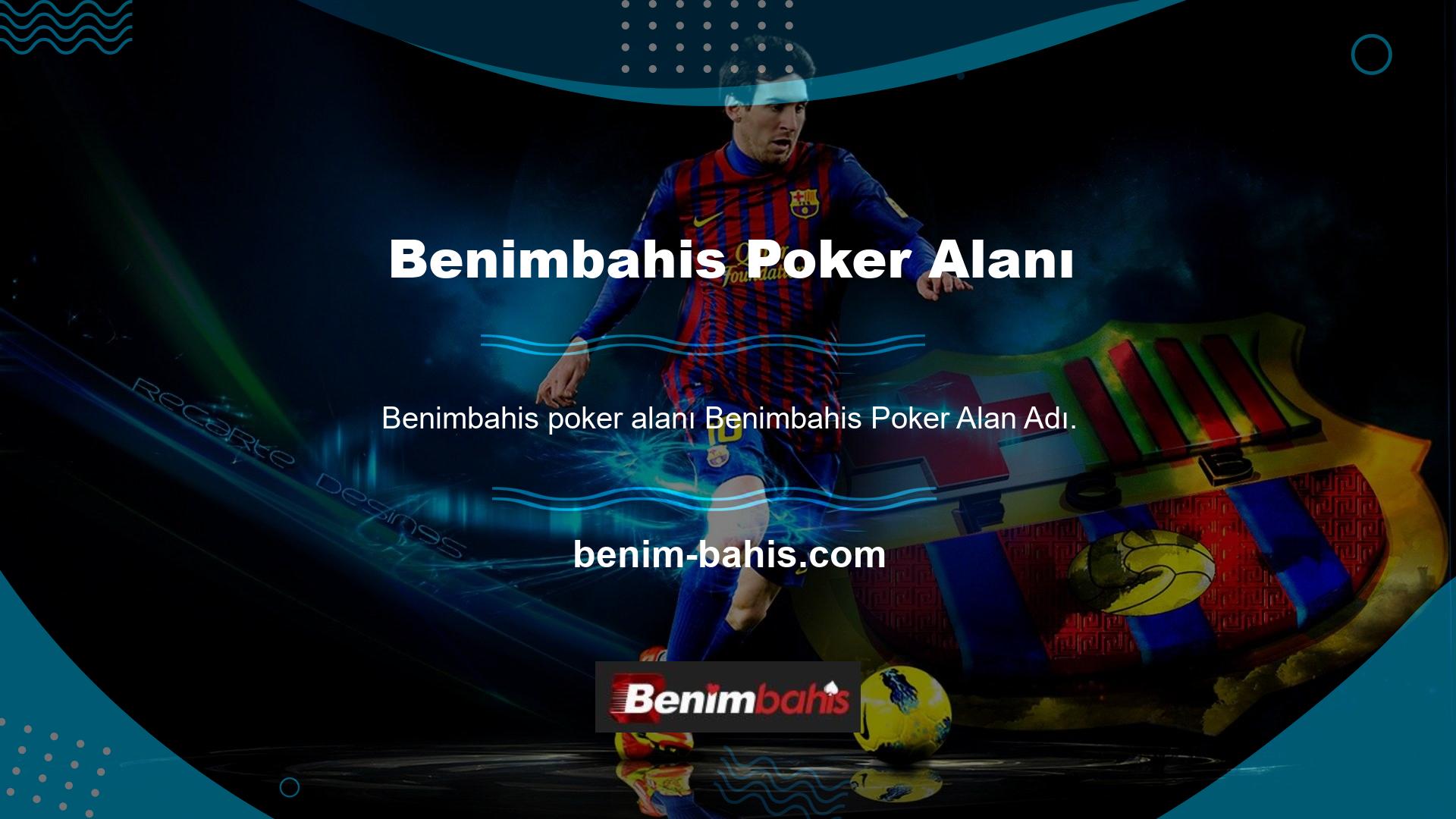 Benimbahis web sitesinin poker bölümünde düzenlenen turnuvalara katılabilirsiniz